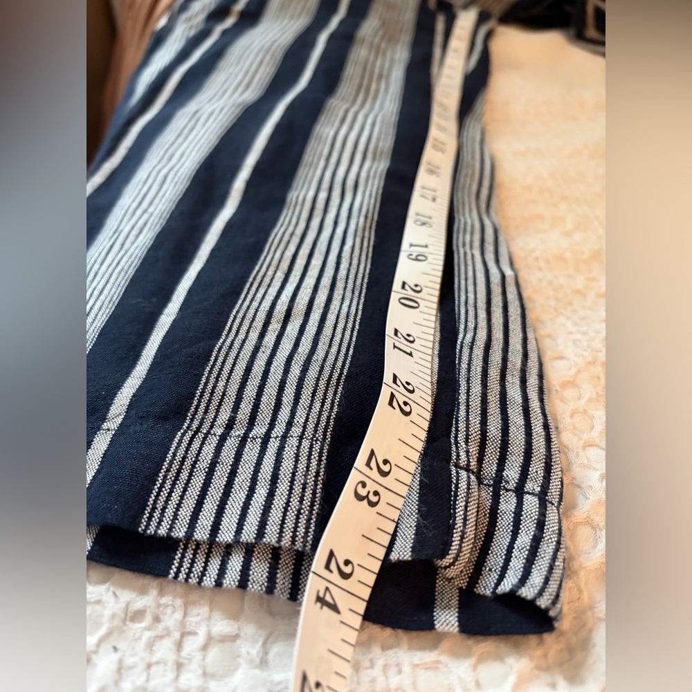 Rails Angela v neck jumpsuit in mediterranean stripe with matching belt - Picture 9 of 13
